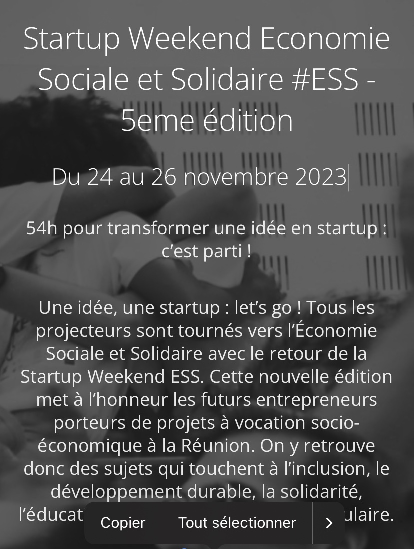 La Réunion : Startup Week-end Réunion, 54 heures pour monter une startup spécialisée dans l’économie sociale et solidaire
