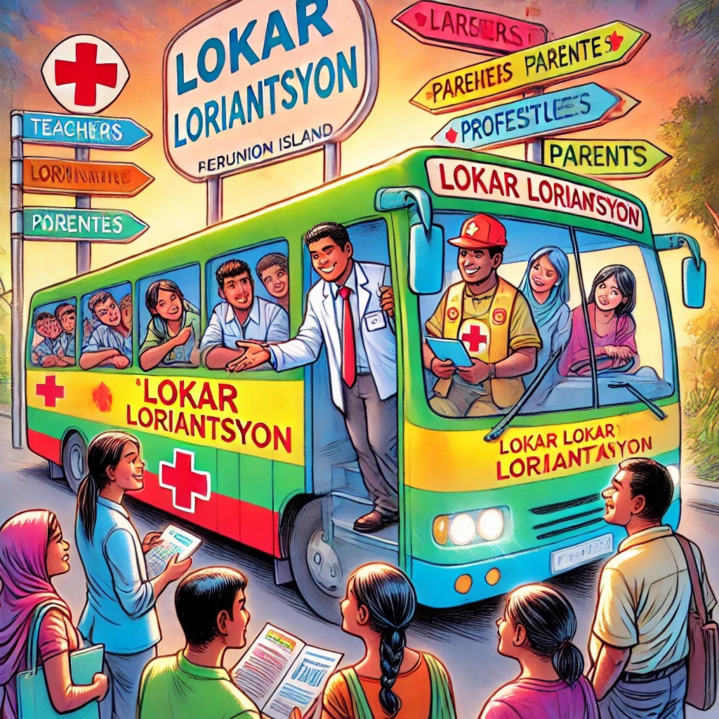 Lokar Loriantasyon : Un bus pour orienter et former les jeunes et adultes à La&nbsp;Réunion