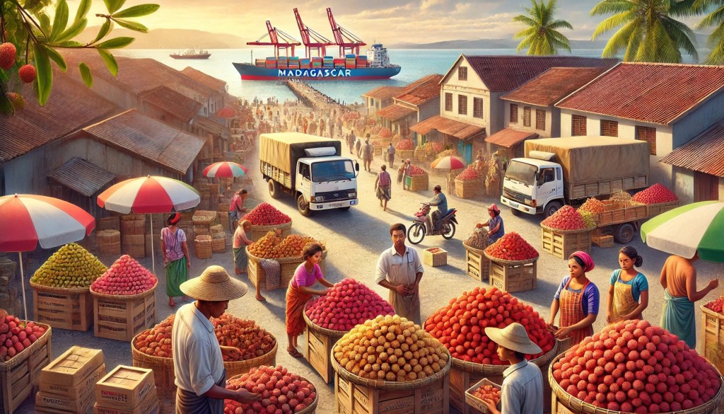 Madagascar : Les litchis malgaches – un trésor d’exportation en voie de disparition sur le marché&nbsp;local